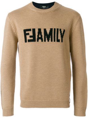 fendi white jumper|fendi family sweater.